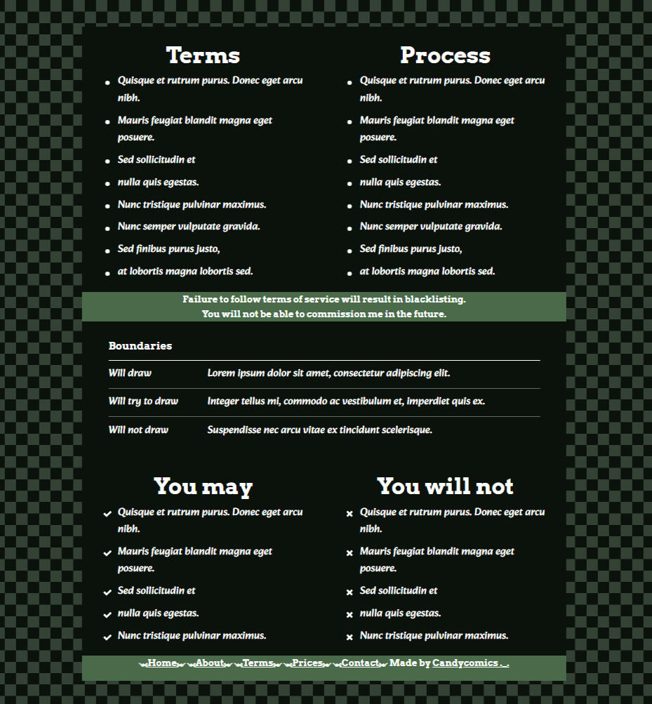 Dark Green Design- Page 2