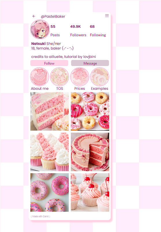 Instagram profile Design- Page 6