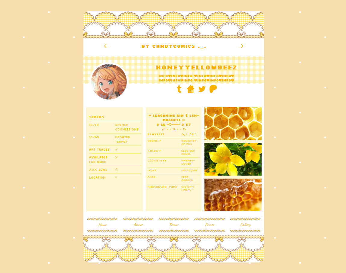 Yellow Design- Main page