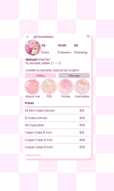 Instagram profile Design- Page 5