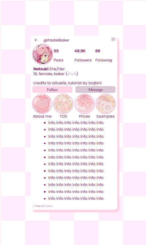 Instagram profile Design- Page 4