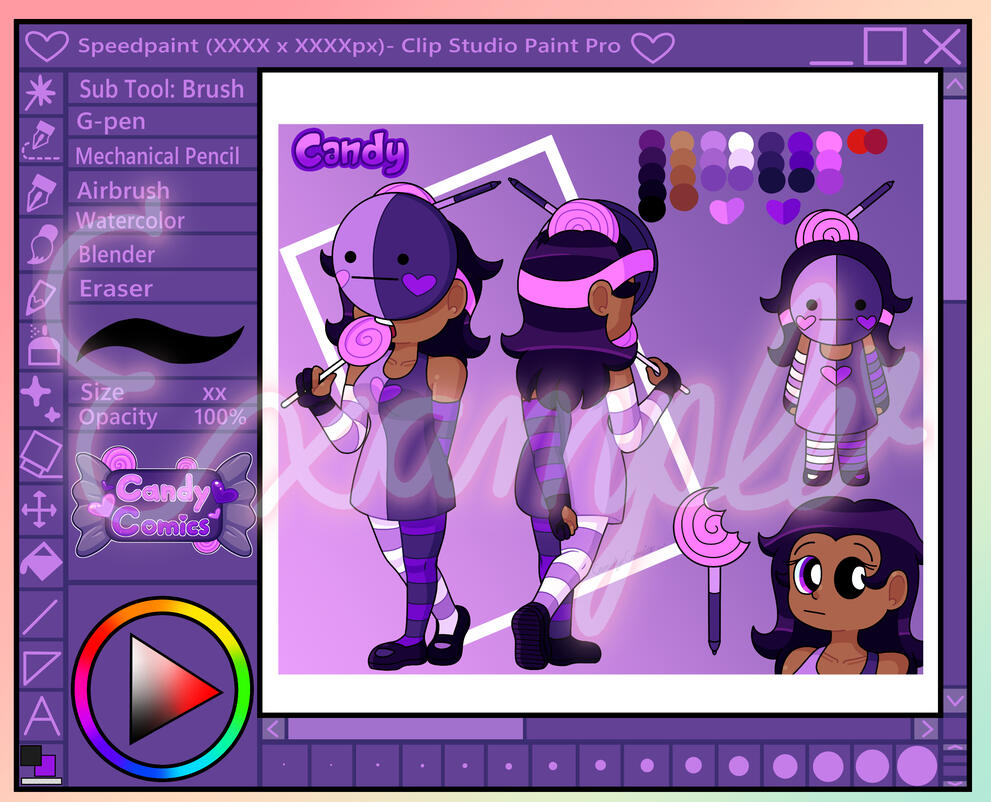 Clip Studio Paint Speedpaint Template