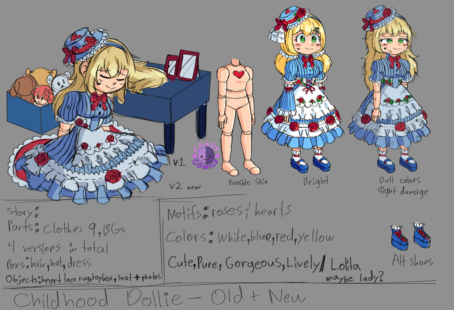Concept Design for Childhood Dollie suit