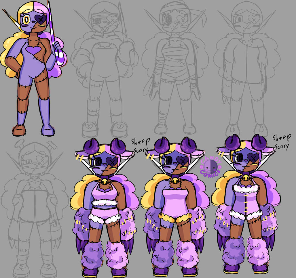 Sacchari Halloween Sketches